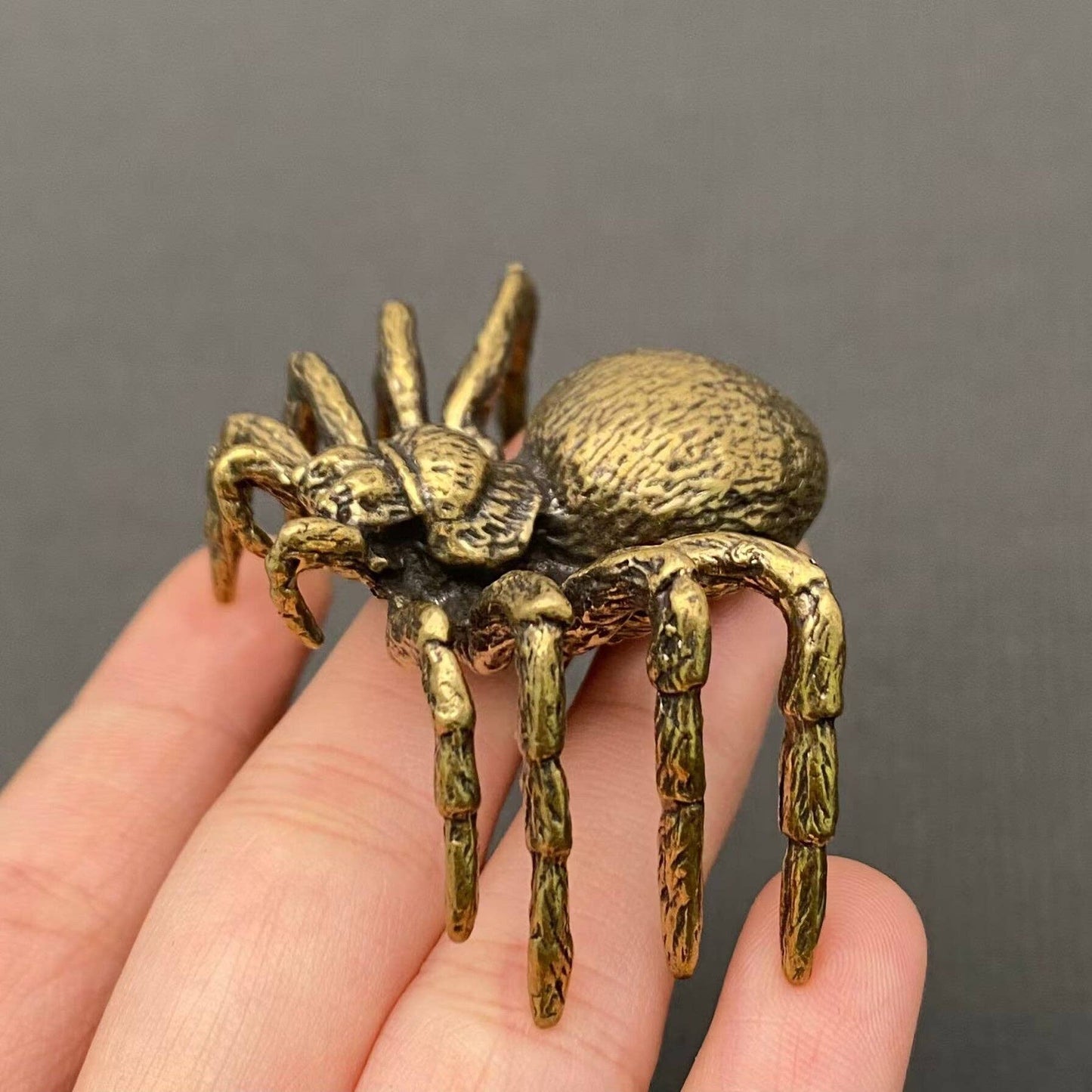 Brass Spider Figurine
