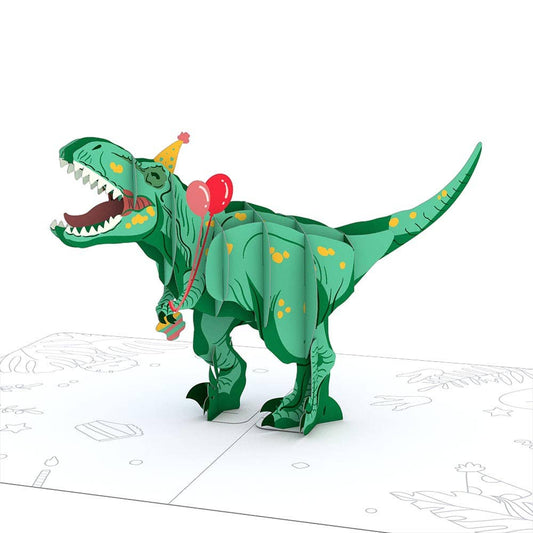 T-Rex Birthday Pop-Up Cards