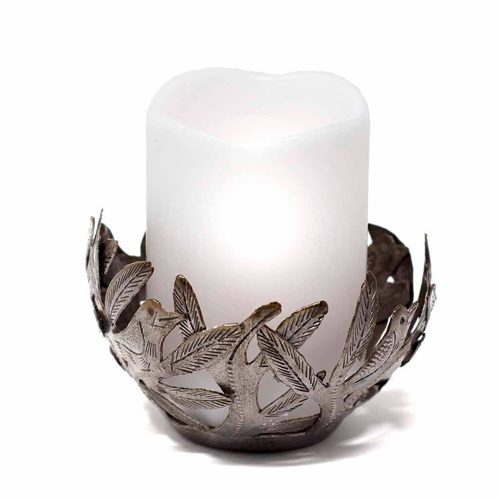 Haitian Metal Drum Bird Bowl