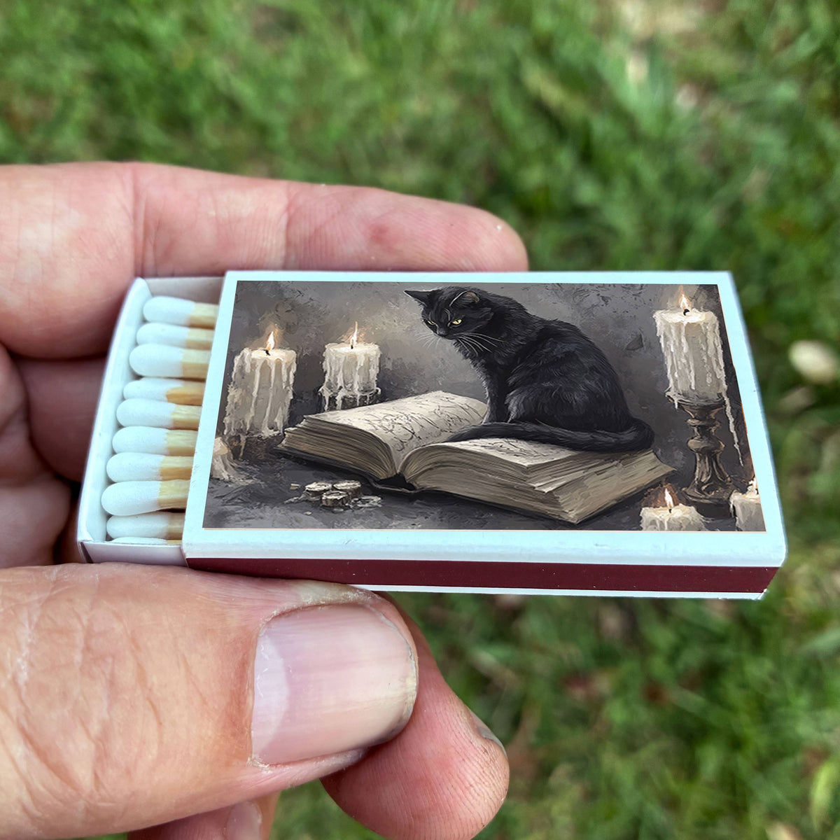Black Cat Matchbox & Matches