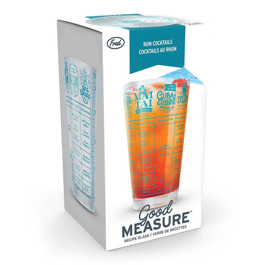 Good Measure Recipe Glass - Rum