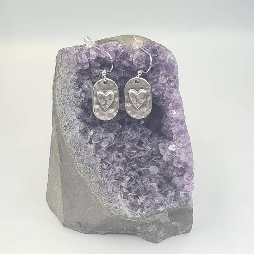 Heart Imprint Earrings