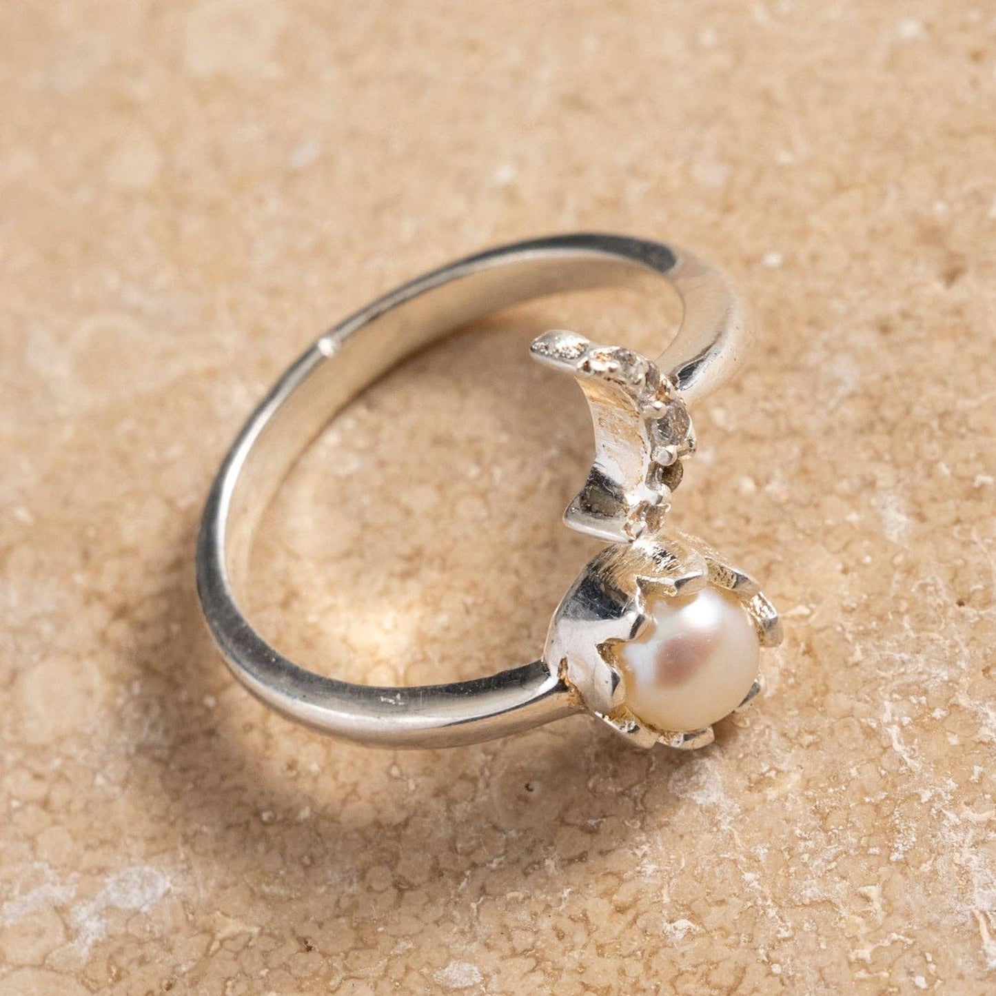 Vidula Sun & Moon Ring