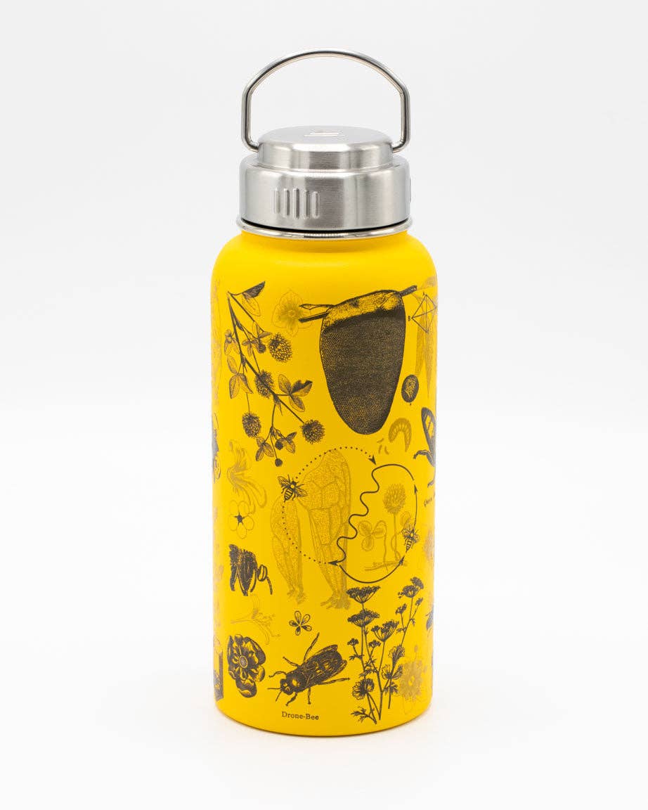 Honey Bee 32 oz Steel Bottle