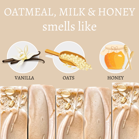 Oatmeal, (Goat's) Milk & Honey Handmade Bar Soap