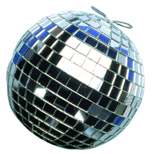 4" Mirror ball on a white background