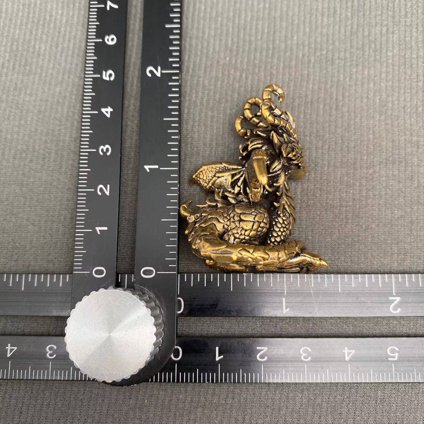 Brass Magic Dragon Figurine