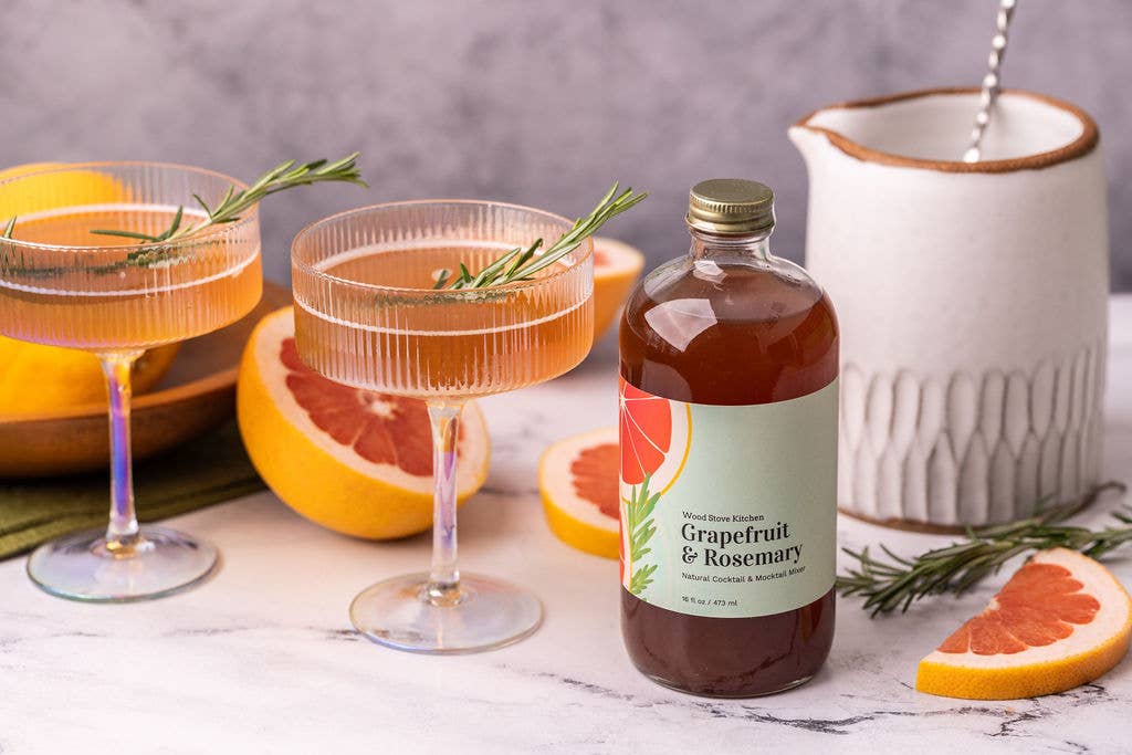 Grapefruit & Rosemary Cocktail & Mocktail Mixer 16 fl oz
