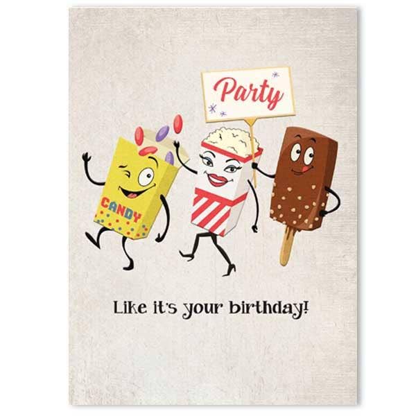 Lobby Refreshments Birthday Card