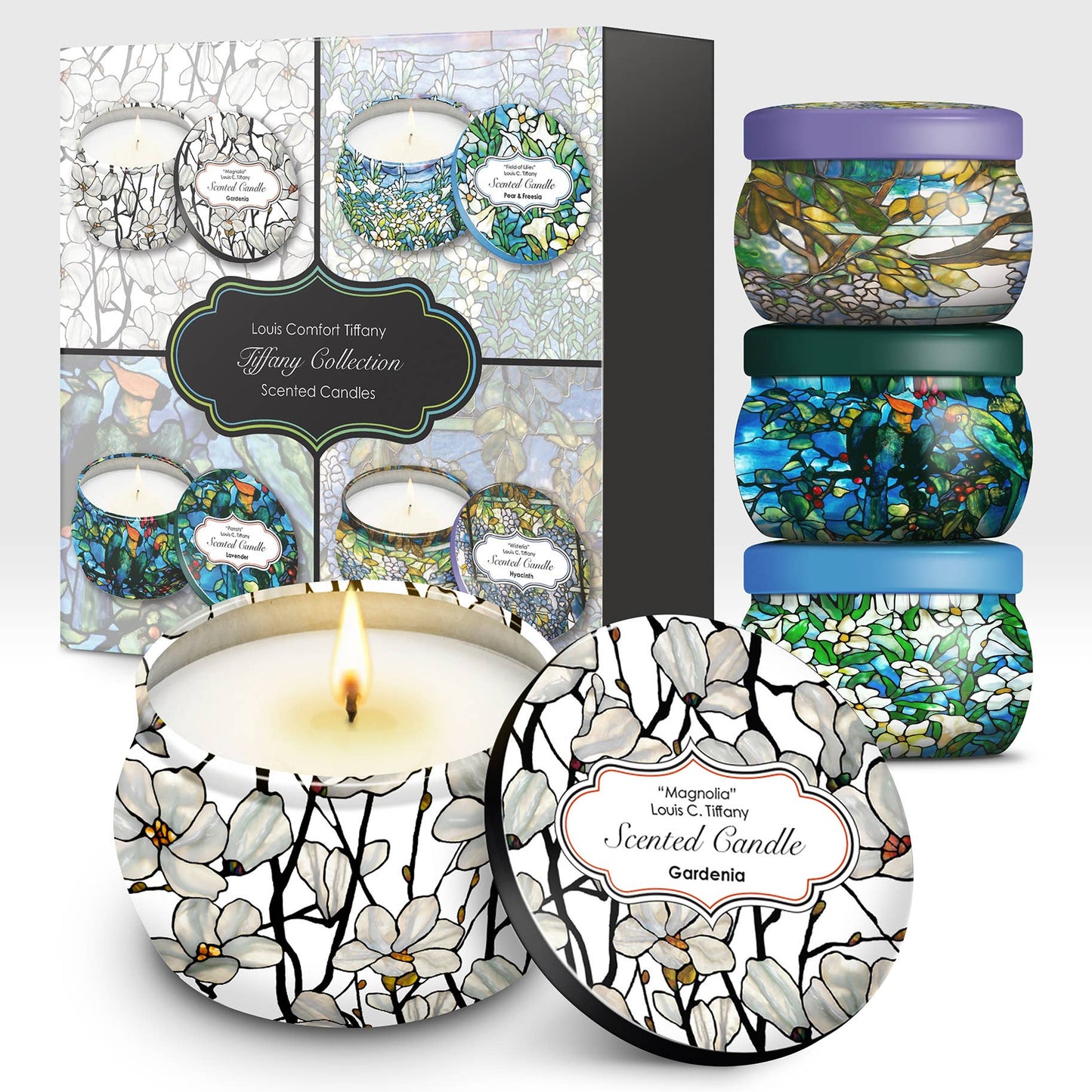 Tiffany Floral Scented Candle Collection