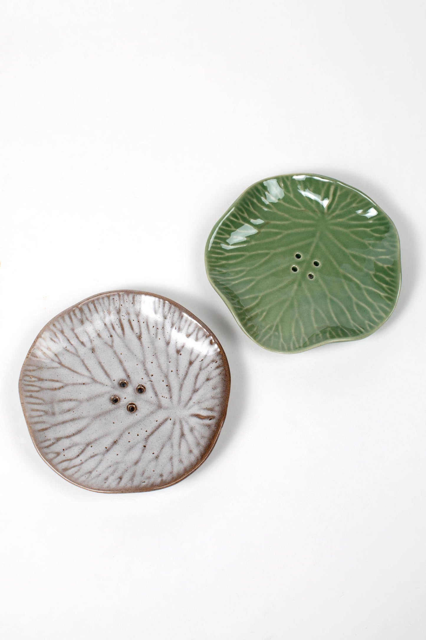 Green Lily Pad Soap Dish