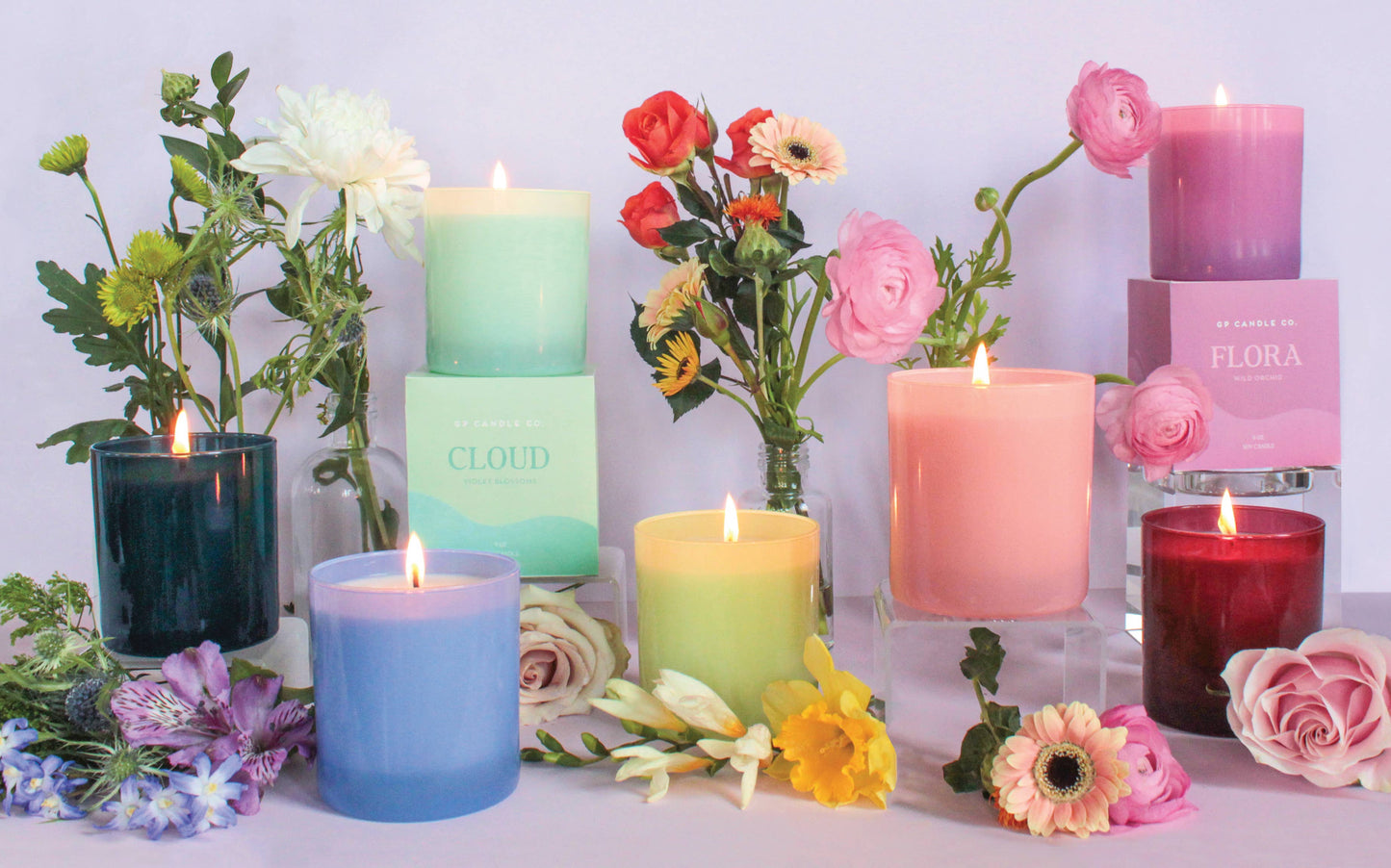 Sun 9 oz. Hue Candle (Sparkling Citrus)