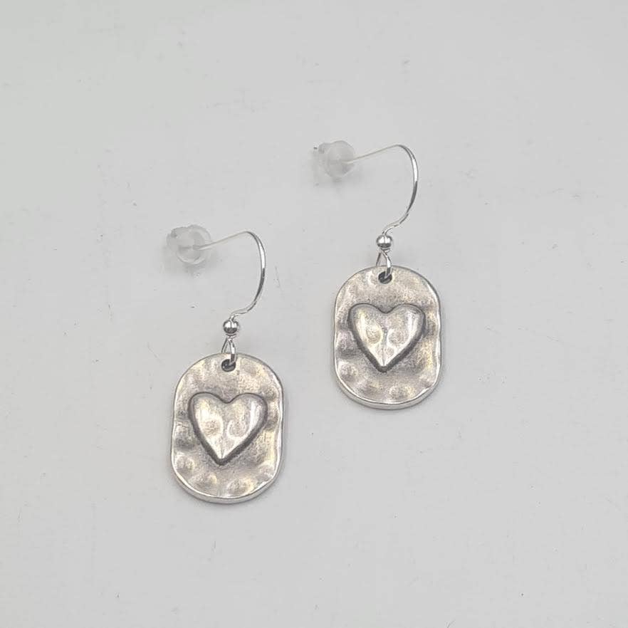Heart Imprint Earrings