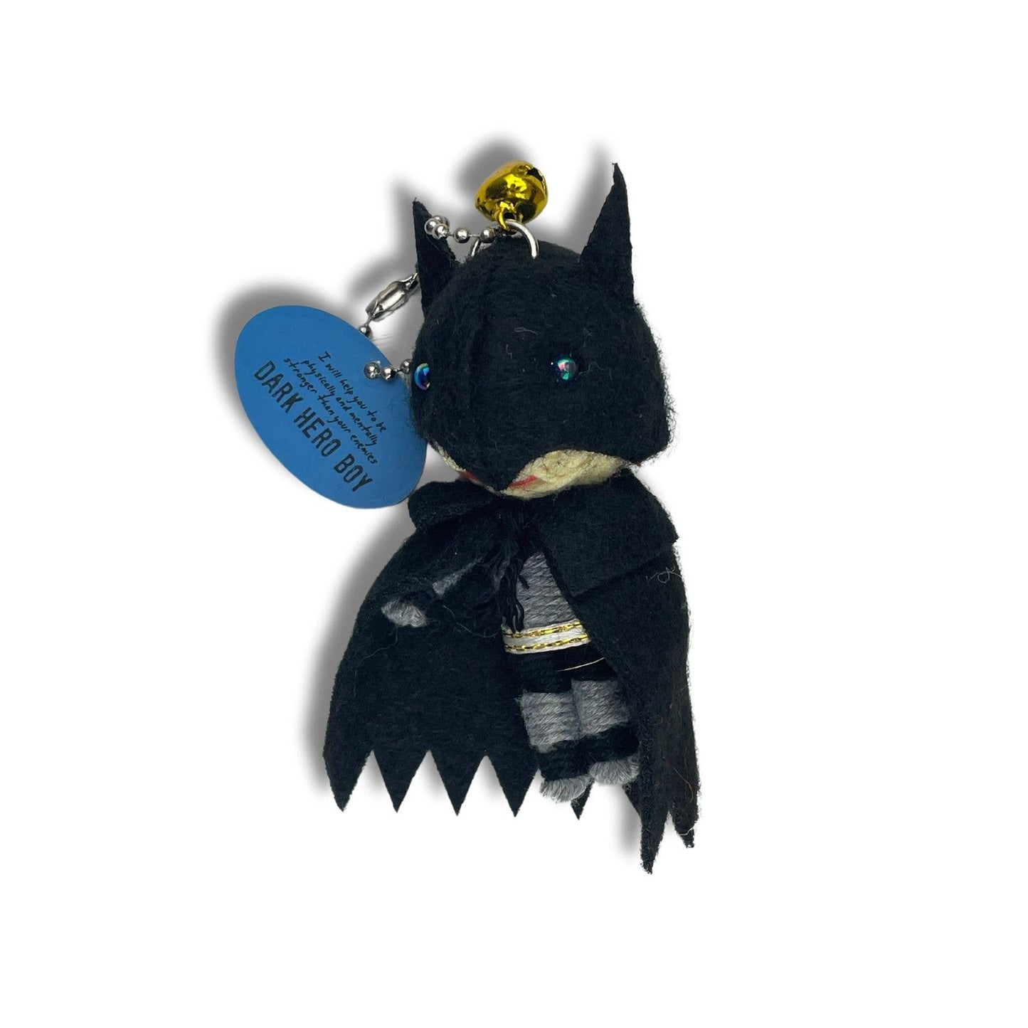 Dark Hero Boy Voodoo Doll Charm