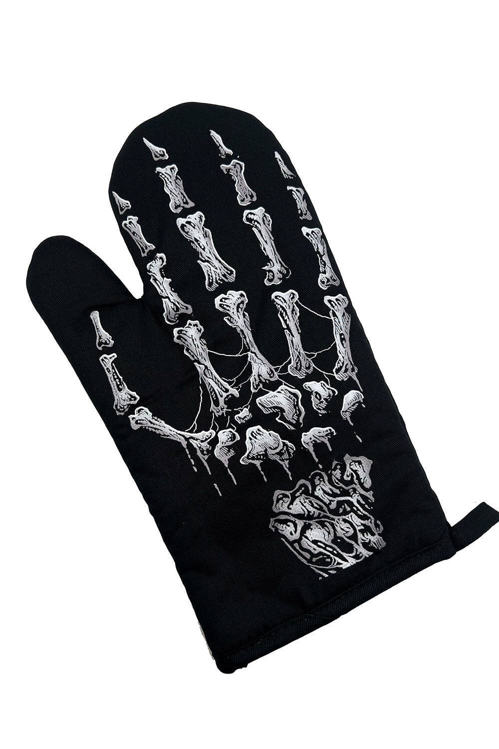 Skeleton Hand Oven Mitts - Set of 2