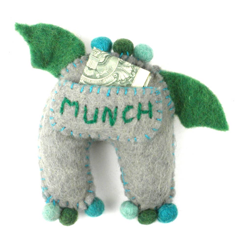 Tooth Fairy Pillow with Pocket for Money Sea Monster