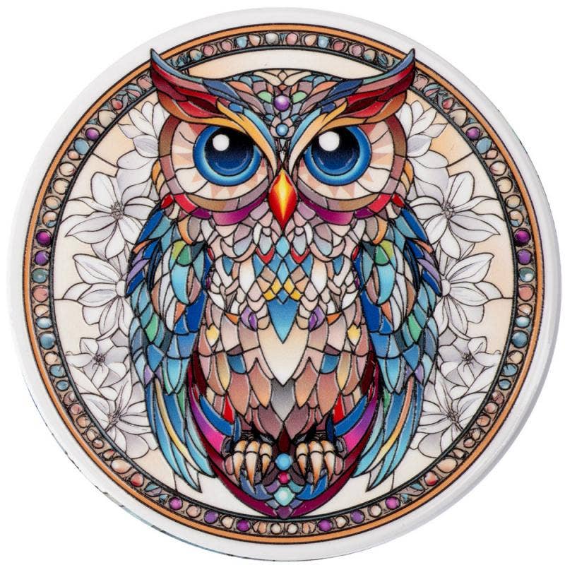 Ceramic Owl Coasters