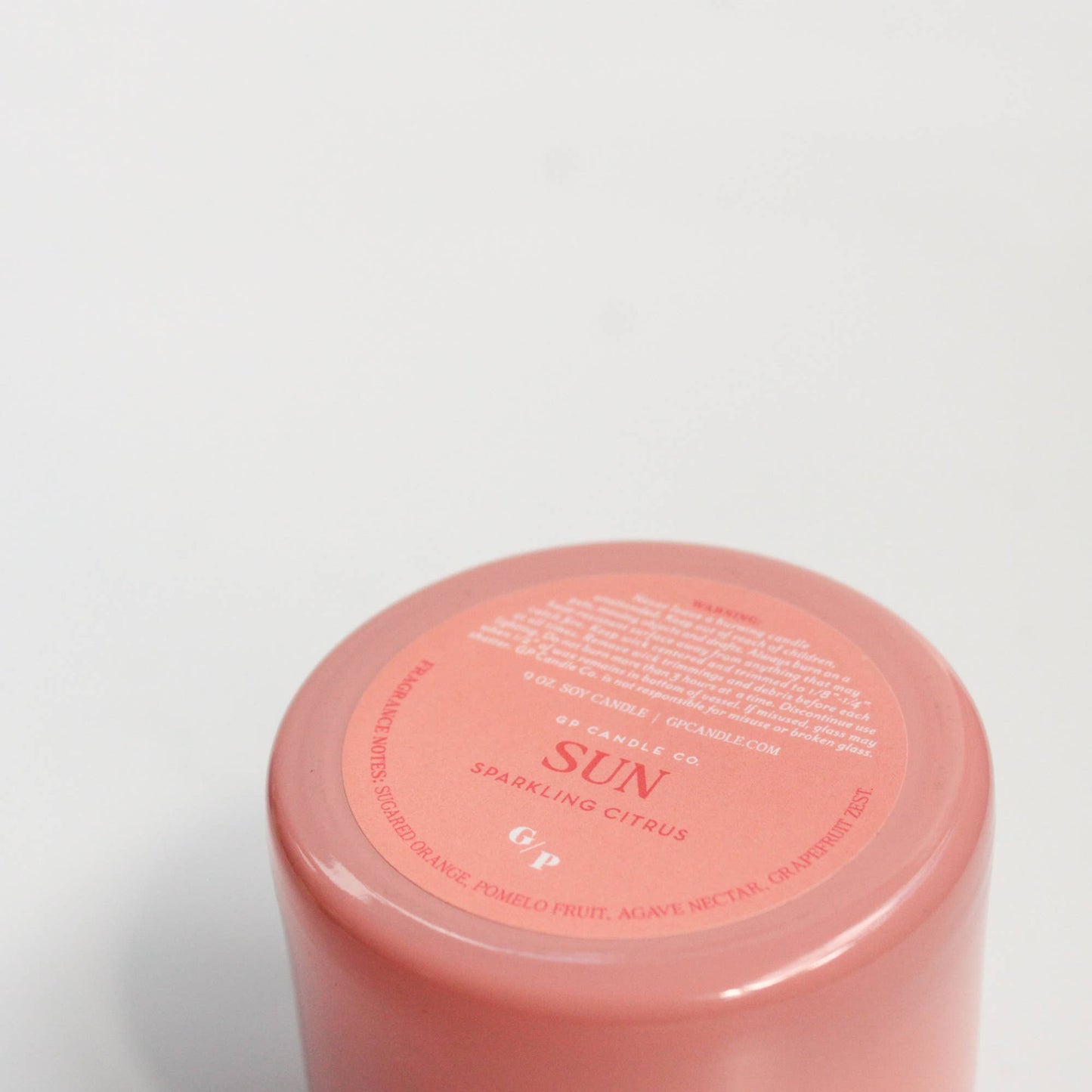 Sun 9 oz. Hue Candle (Sparkling Citrus)