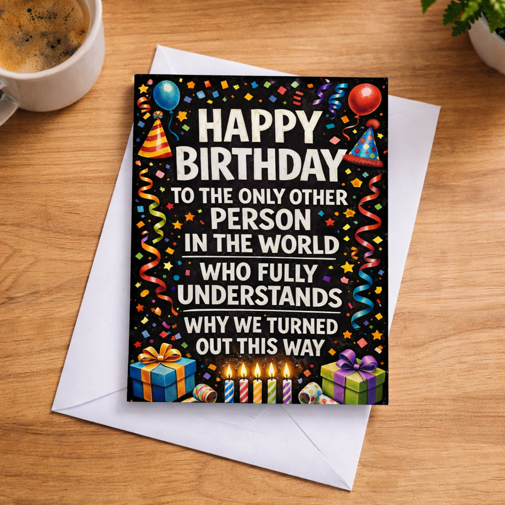 The Only Other Person Who Understands Birthday Card