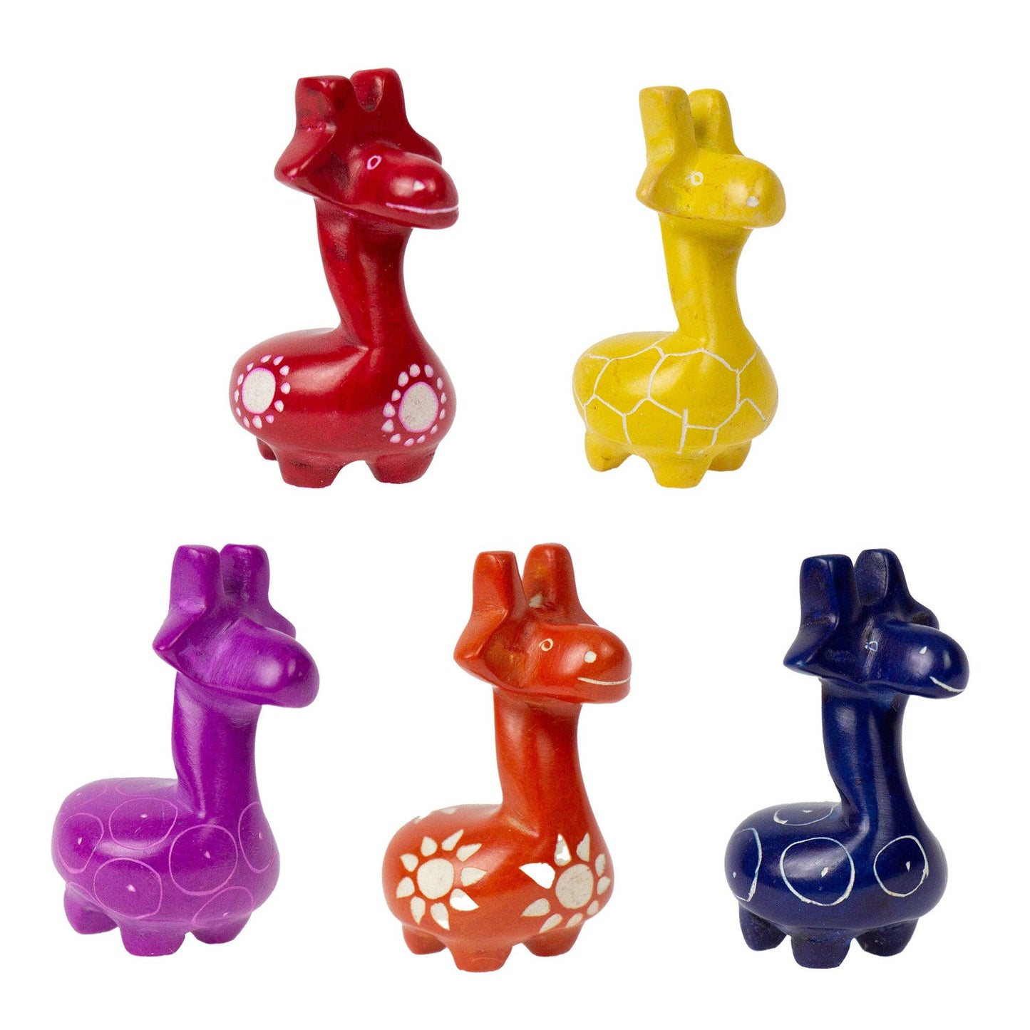 Mini Soapstone Pot Belly Giraffe - single