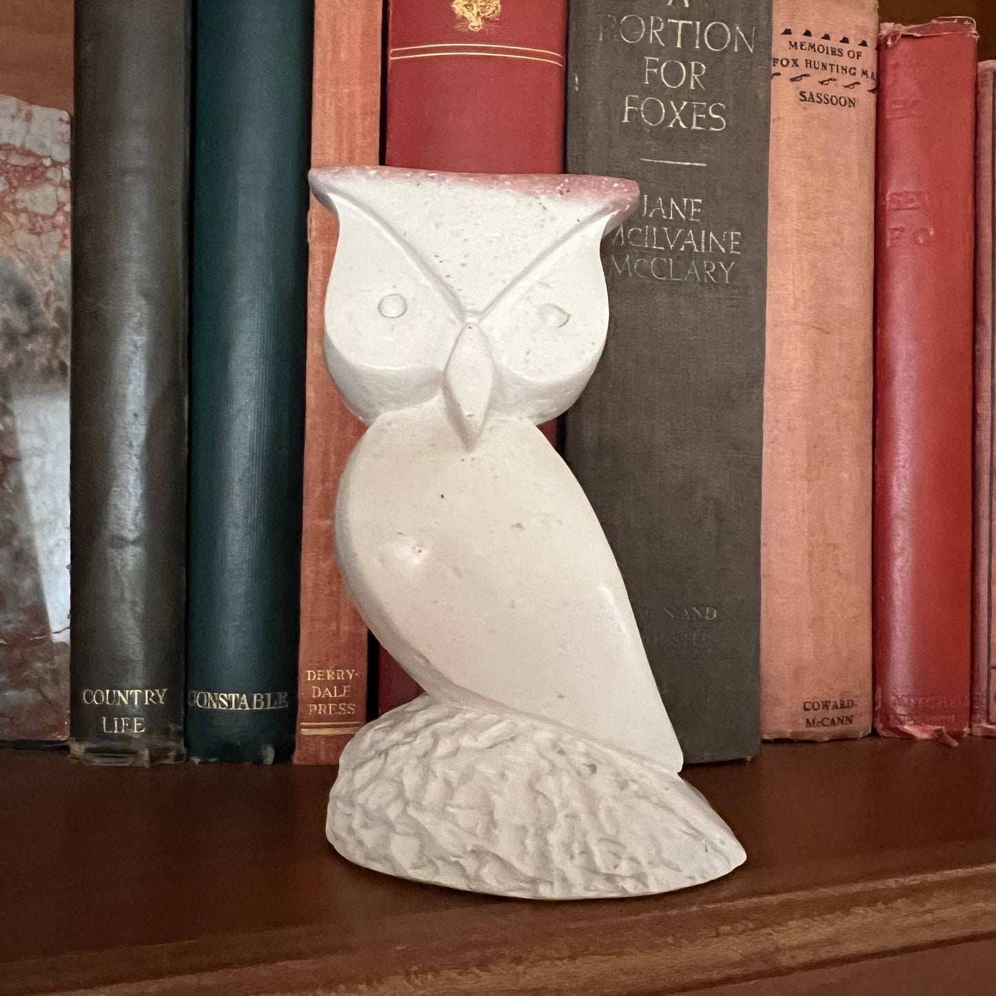 Soapstone Owl Sculpture 5-inch