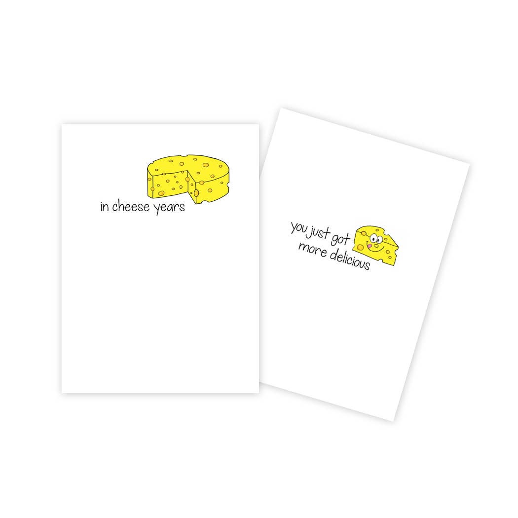 Cute Cheese Birthday Card