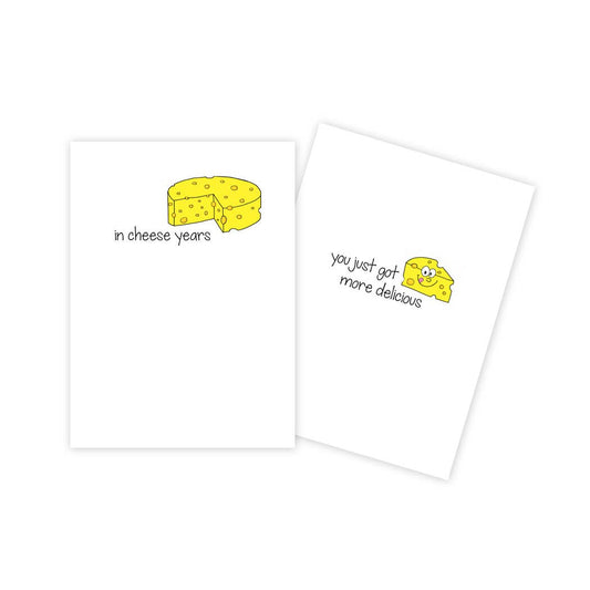Cute Cheese Birthday Card