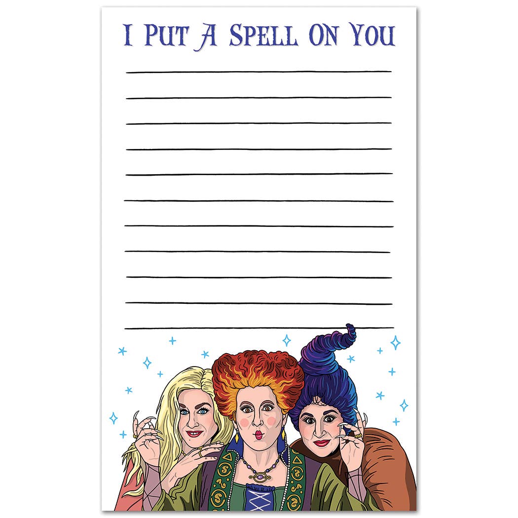 Notepad: Hocus Pocus I Put A Spell On You