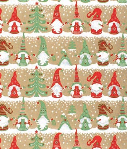 Holiday Gnomes Wrapping Paper