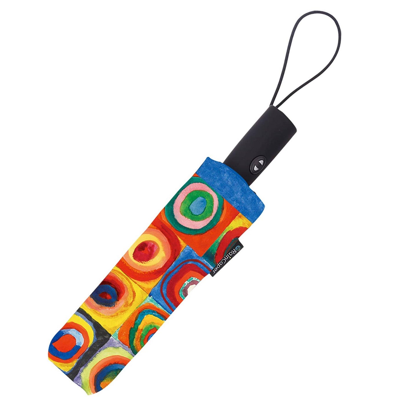 RainCaper Kandinsky "Circles" Folding Travel Umbrella