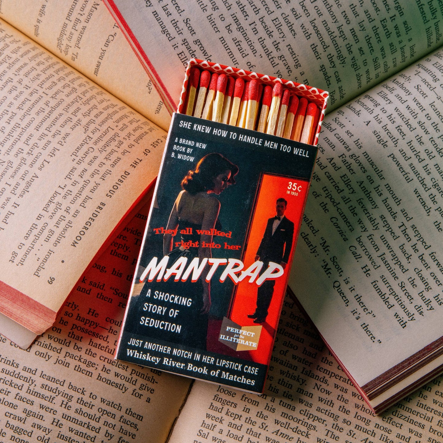 Mantrap Pulp Friction Match Book