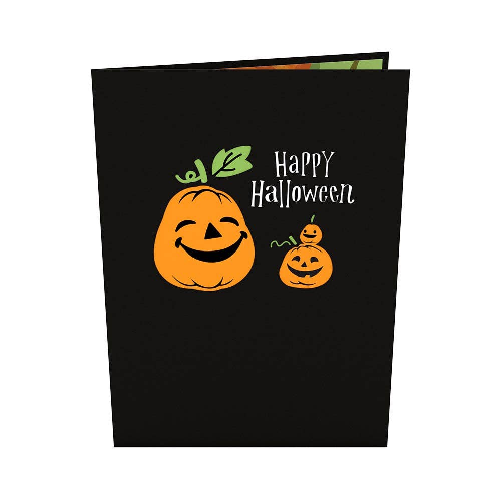 Happy Halloween Pumpkin Pop-Up Card