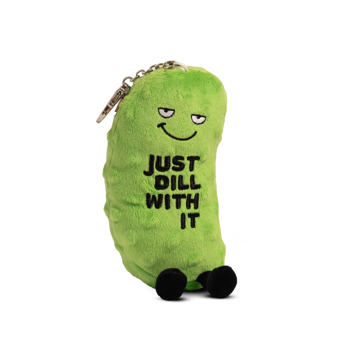 Dill Pickle Plush Bag Charm