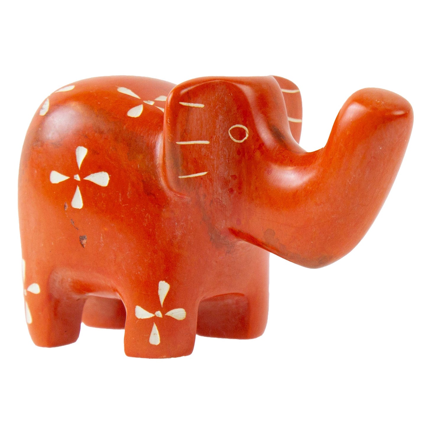 Dark Blue Soapstone Elephant