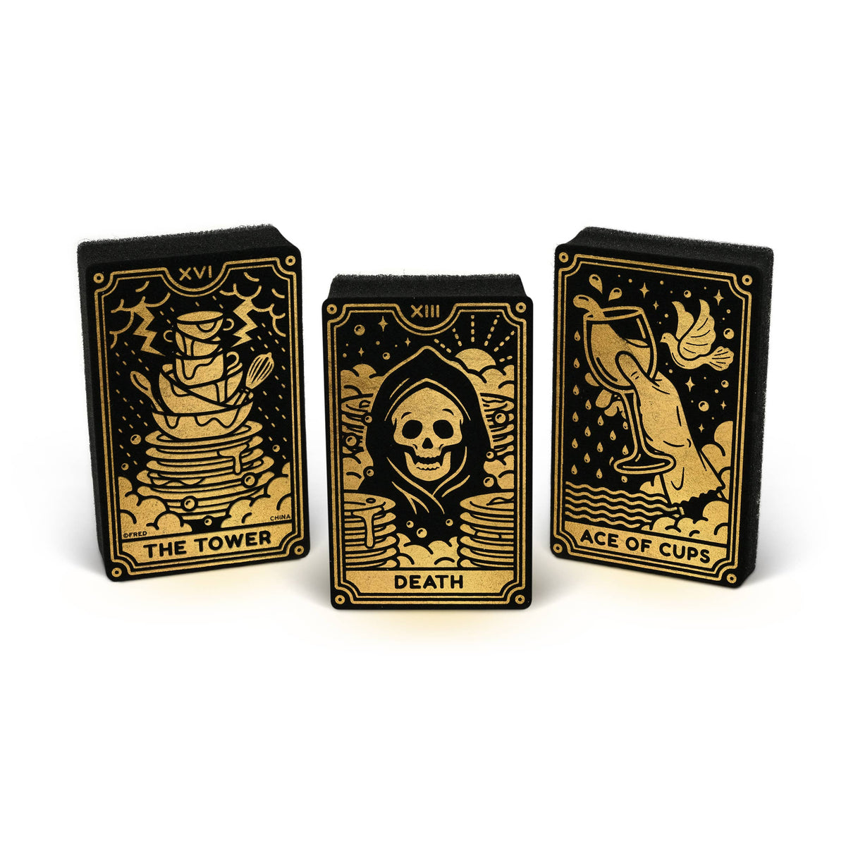 Sponges - CLEAN FATE - Tarot Card Designs, Metallic