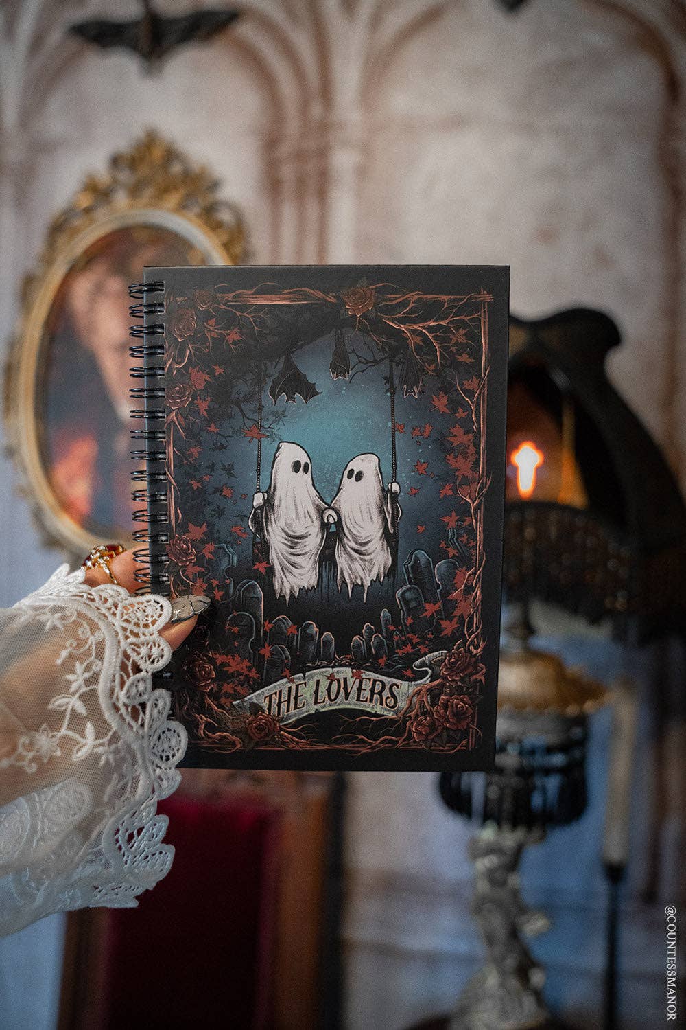 Ghost Love Spiral Notebook