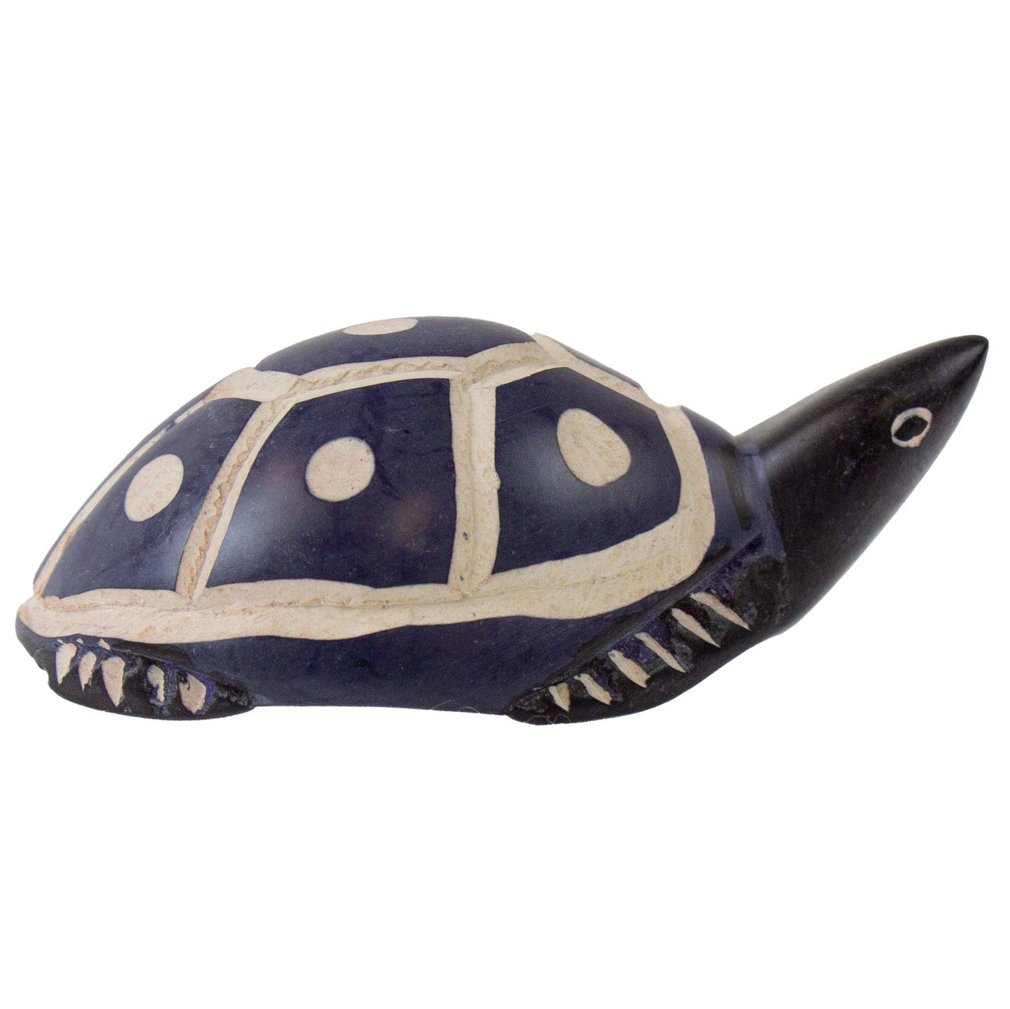Dark Purple Soap Stone Turtle