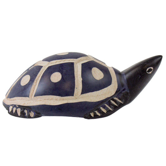 Dark Purple Soap Stone Turtle