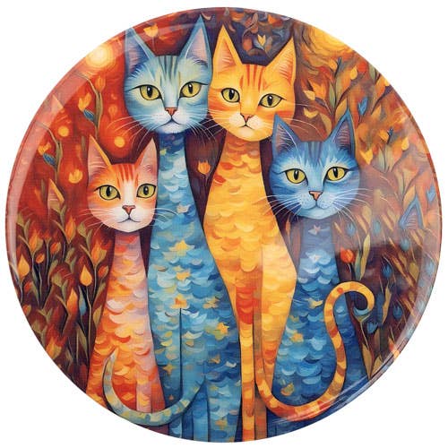 Ceramic Cat Coaters