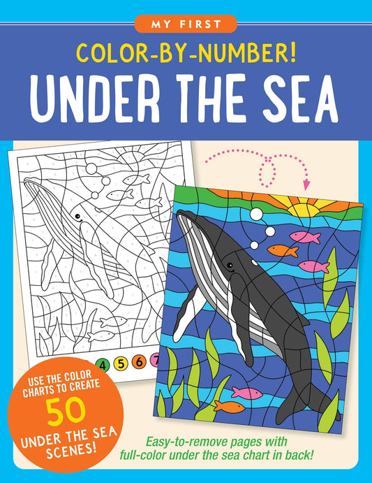 My First Color-By-Number! Under The Sea