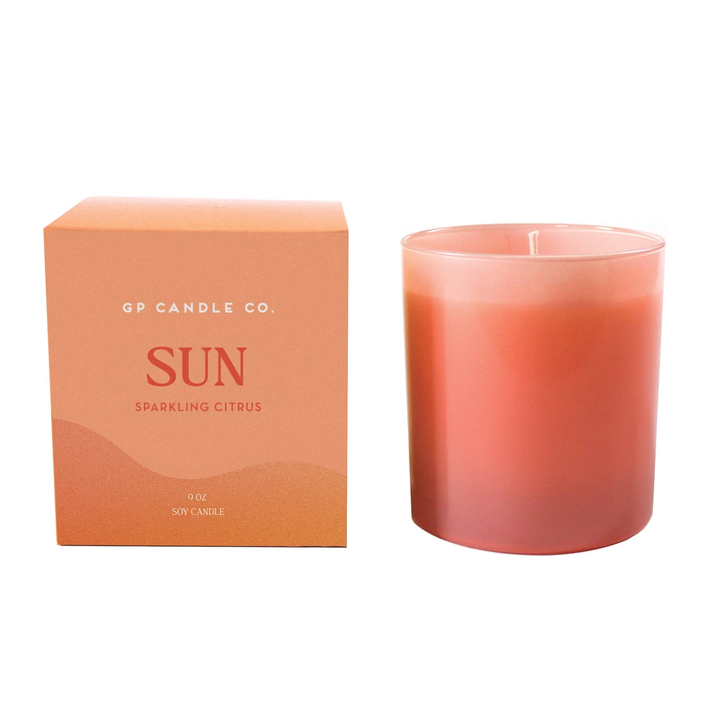 Sun 9 oz. Hue Candle (Sparkling Citrus)