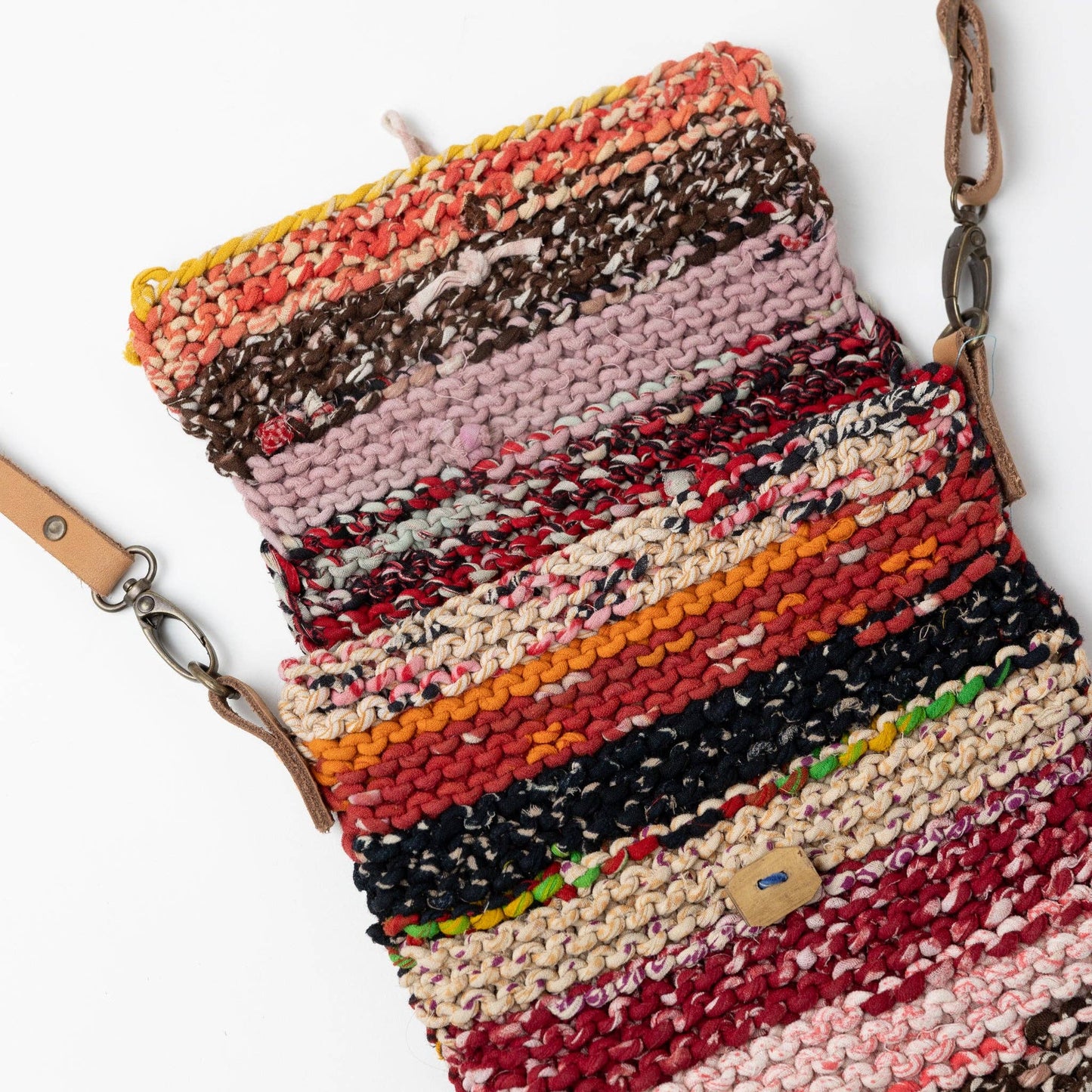 Naisha Sari Handknit Crossbody Bag