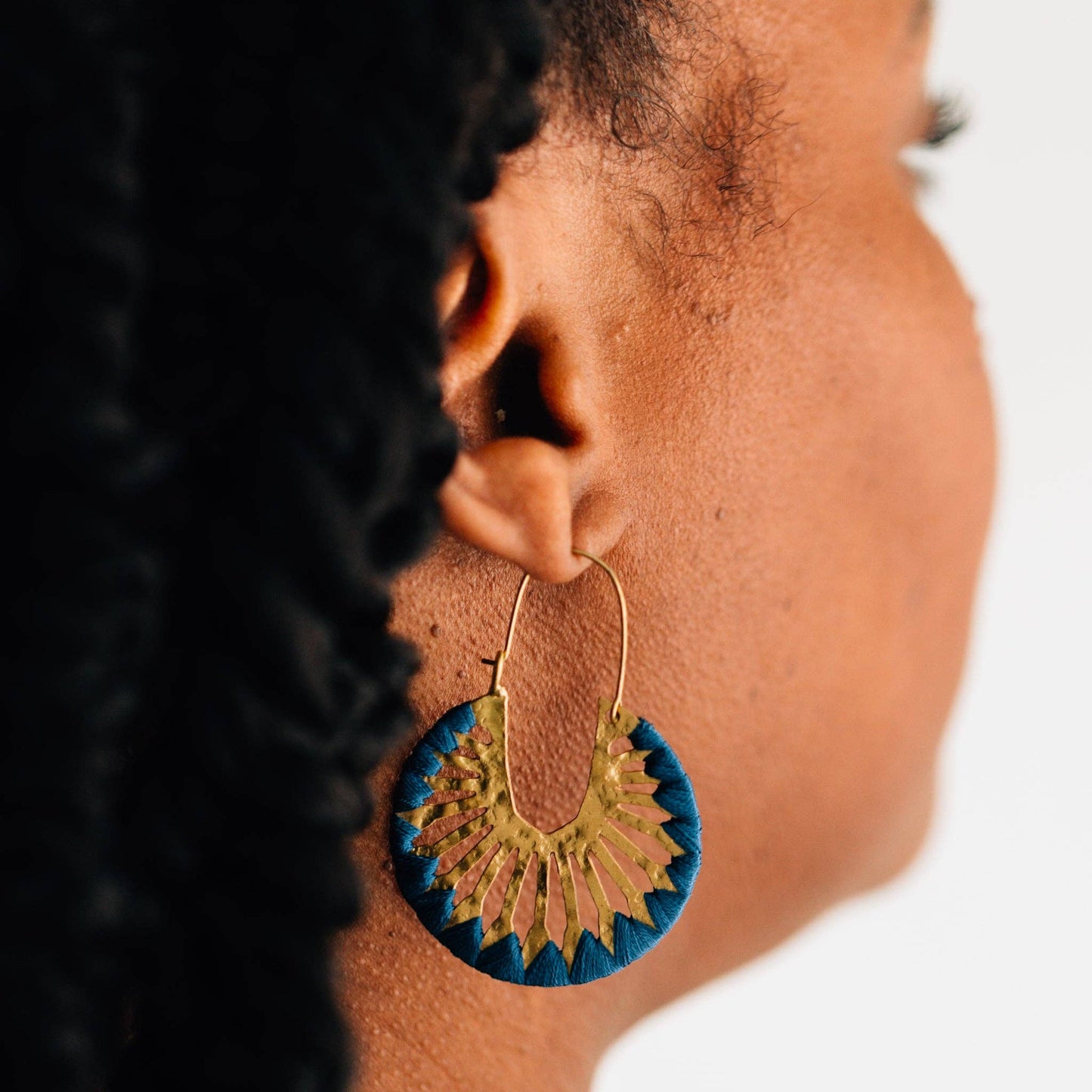 Roja Sunburst Drop Earrings