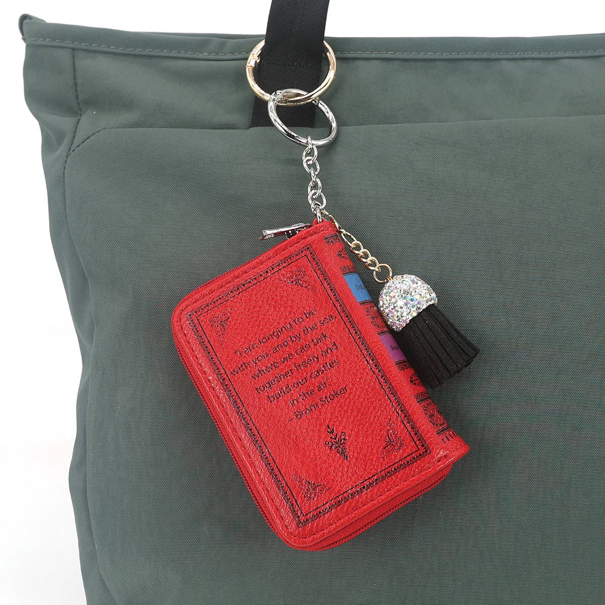 Dracula Book Keychain Coin Purse