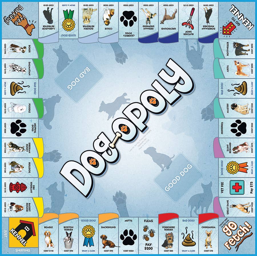 Dog-Opoly Board Game