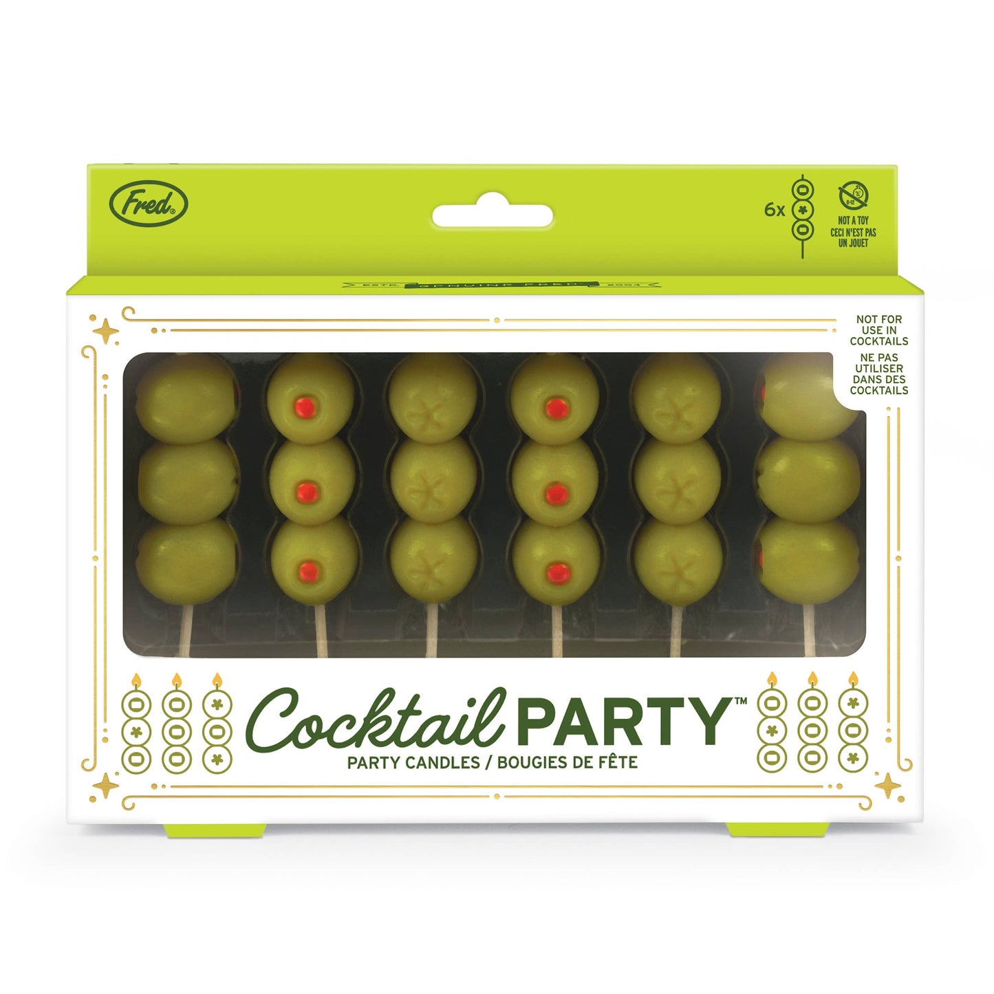 Cocktail Party Olive Candles