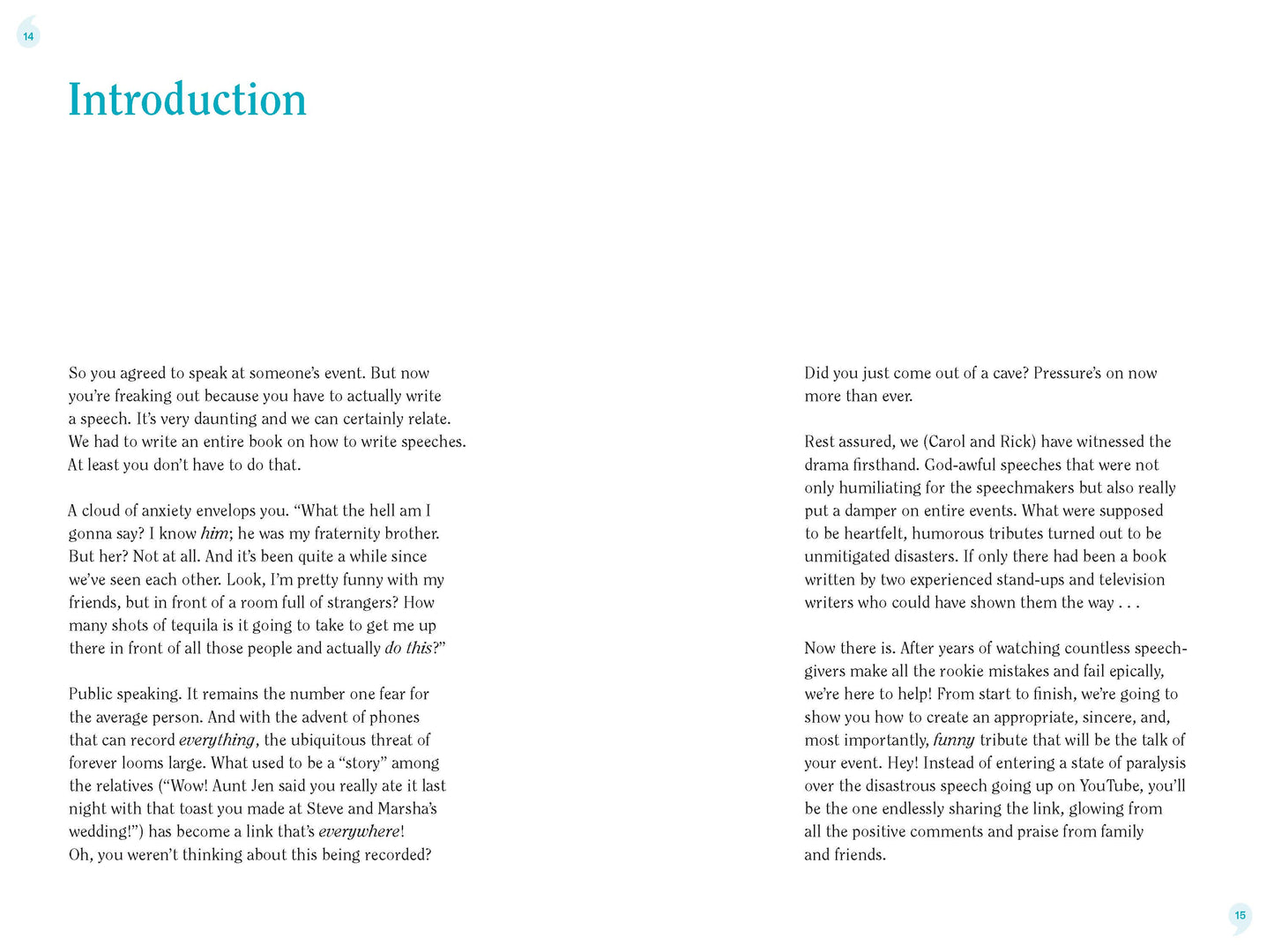 How to Write a Funny Speech . . .