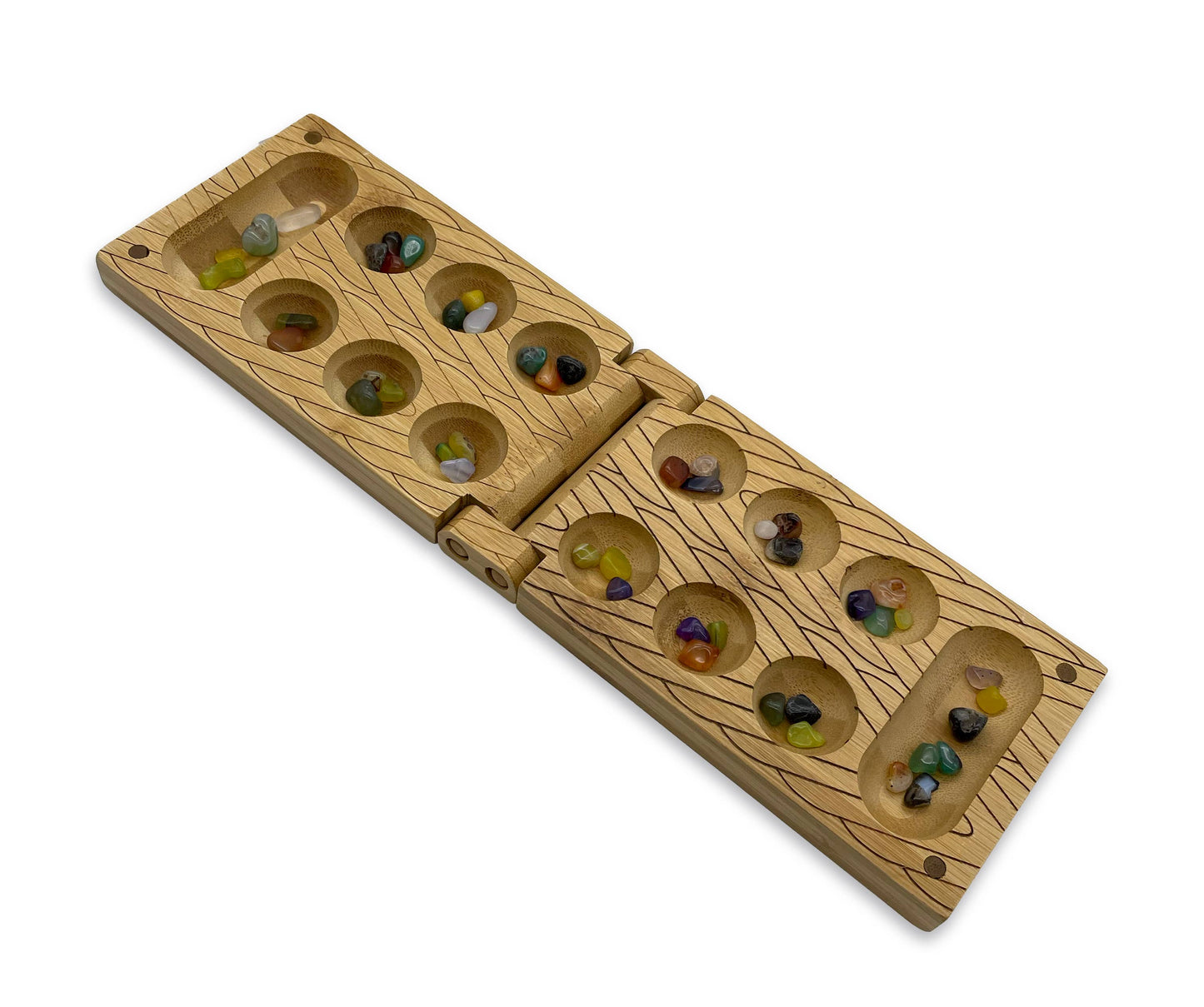 Travel Bamboo Mancala Game