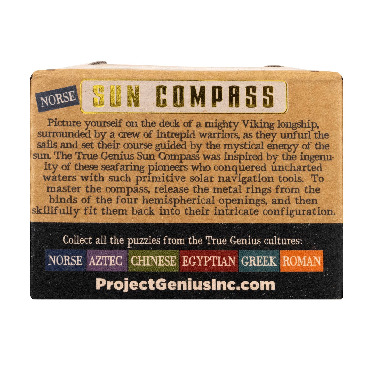 Viking Sun Compass Brainteaser Puzzle