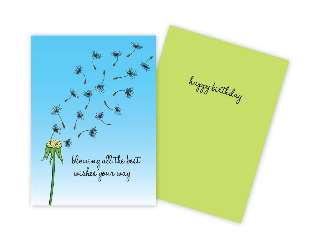 Dandelion Sweet Birthday Card